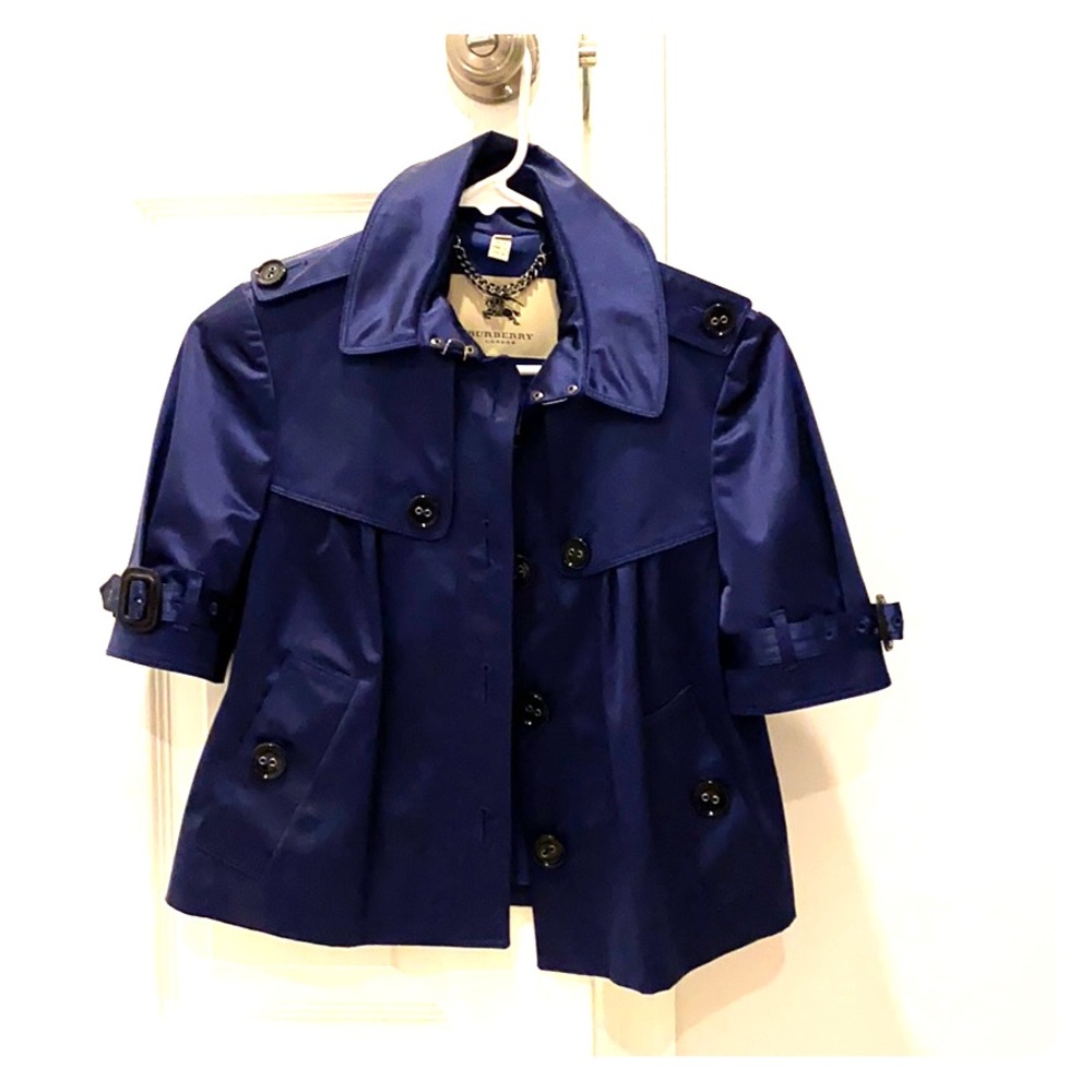 Burberry London crop jacket